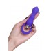 CicimshopToDo by Toyfa Curvy Anal Plug, silikon, mor, 14 cm, Ø 3,2 cm