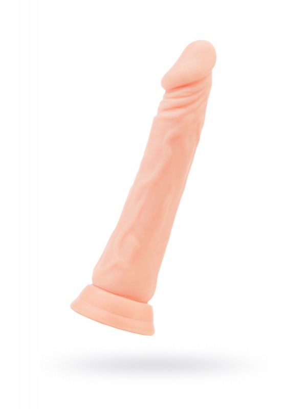Cicimshop Toon Vantuzlu Realistik Dildo, TPE, Ten, 20 cm