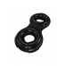 CicimshopBathmate Penis üzerindeki titreşim halkası Eight, elastomex, siyah, Ø4-5 cm