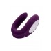 CicimshopSatisfyer Double Joy Connect App Violet Çiftler İçin Vibratör, silikon, mor, 18 cm
