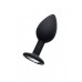 CicimshopPOPO by TOYFA  Anal Plug, silikon, siyah, 7,2 cm, Ø 2,8 cm, 25 g
