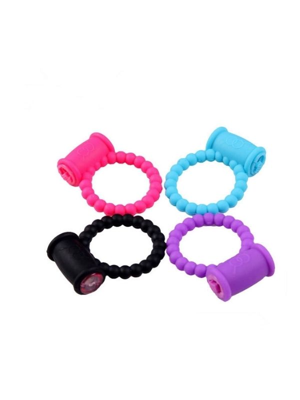 Cicimshop Boğumu Titreşimli Penis Halkası Pembe&hellip;