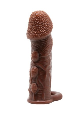 Cicimshop  3 cm Uzatmalı Damarlı Penis Kılıfı Esmer&hellip;
