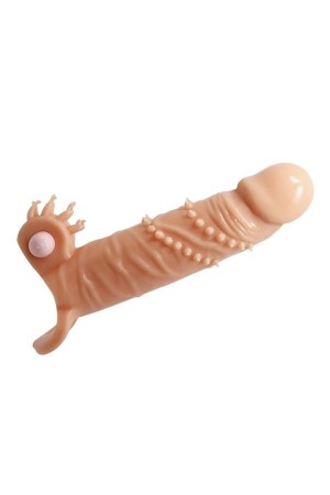 Cicimshop  4 cm Dolgu Uzatmalı Titreşimli Penis Kılıfı&hellip;