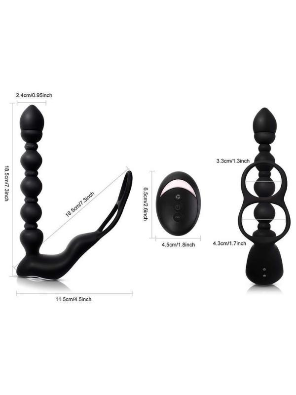 Cicimshop  Isıtmalı Penis Halkalı Anal Prostat Vibratör&hellip;
