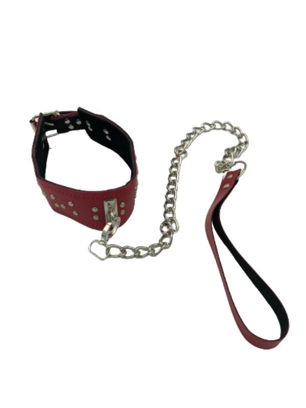 Cicimshop  Kırmızı Deri Boyun Tasması&hellip;