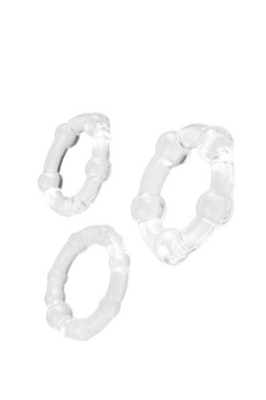 Cicimshop  Penis Halka Seti TPE şeffaf 3,5/3/2 cm&hellip;