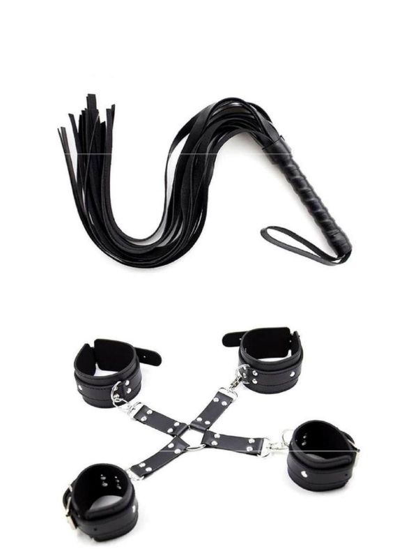 Cicimshop  Siyah Kelepçe Kırbaç Set&hellip;