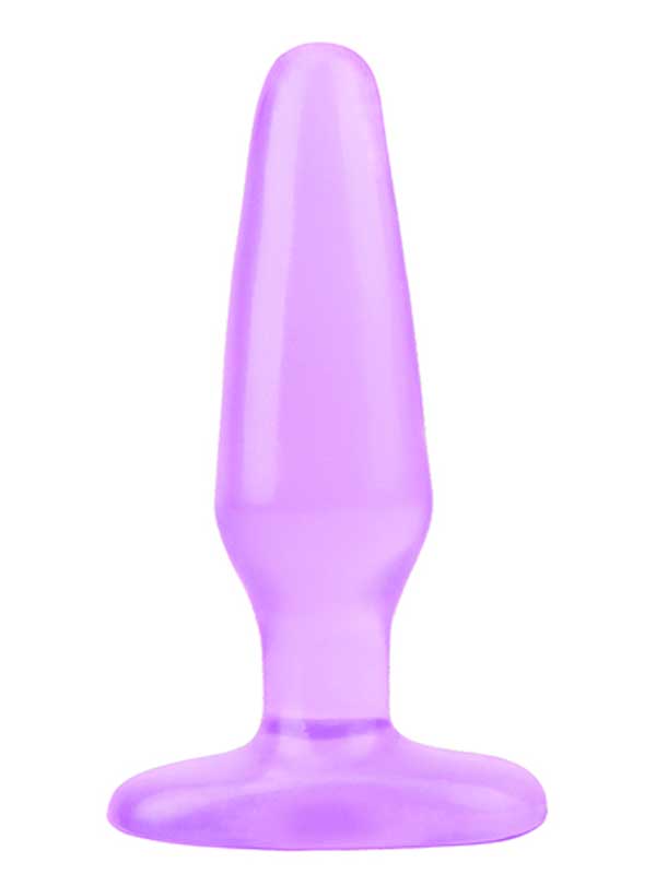 Cicimshop Hi-Rubber Şeffaf Jel Anal Tıkaç - Mor 14cm