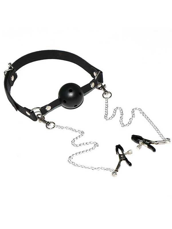 Cicimshop NOXXX Ağız Topu ve Göğüs Klipsi&hellip;