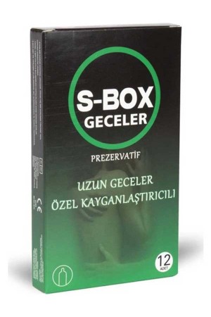 Cicimshop S-Box Özel Kayganlaştırıcılı Prezervatif 12'li&hellip;