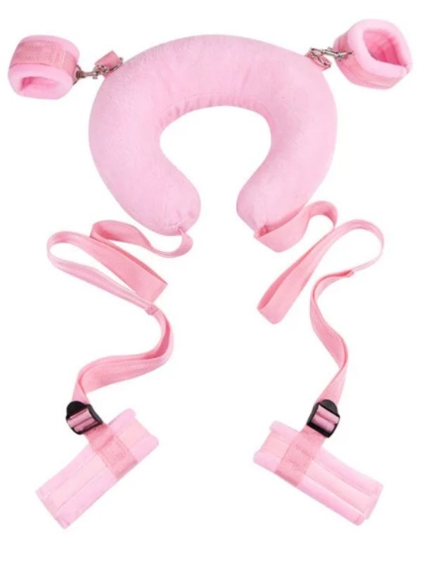 Cicimshop  Yastıklı El Ayak Bağlama Seti Pembe&hellip;